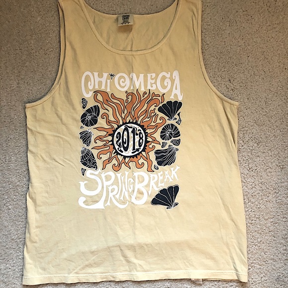Chi Omega Spring Break Tank Top - Picture 1 of 3